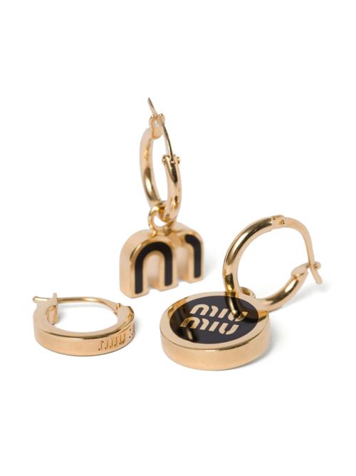 Set di orecchini in metallo smaltato MIU MIU | 5IO1022F6TF0002